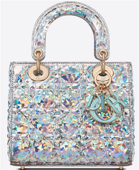 diamond dior bag|silver Dior bag.